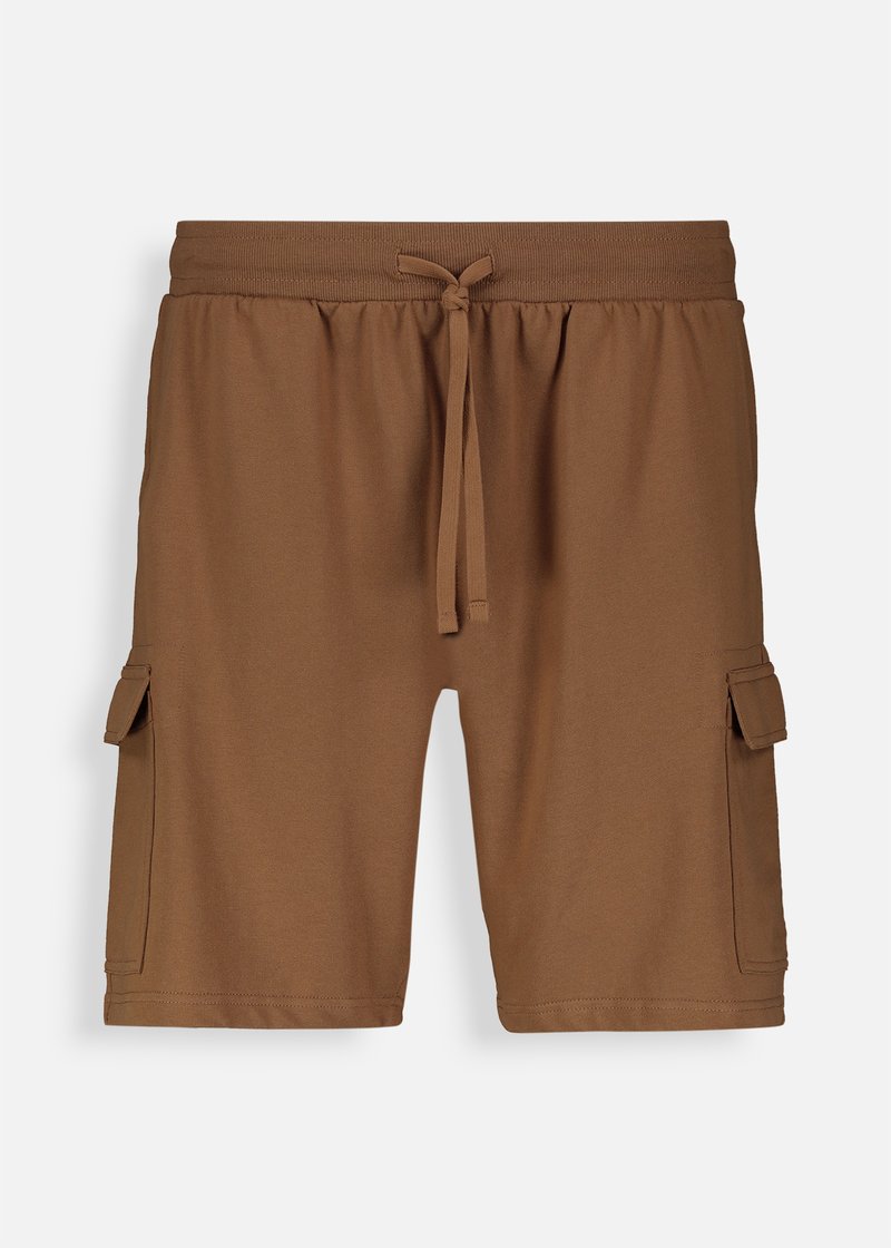 Slim Fit Fleece Cargo Shorts image